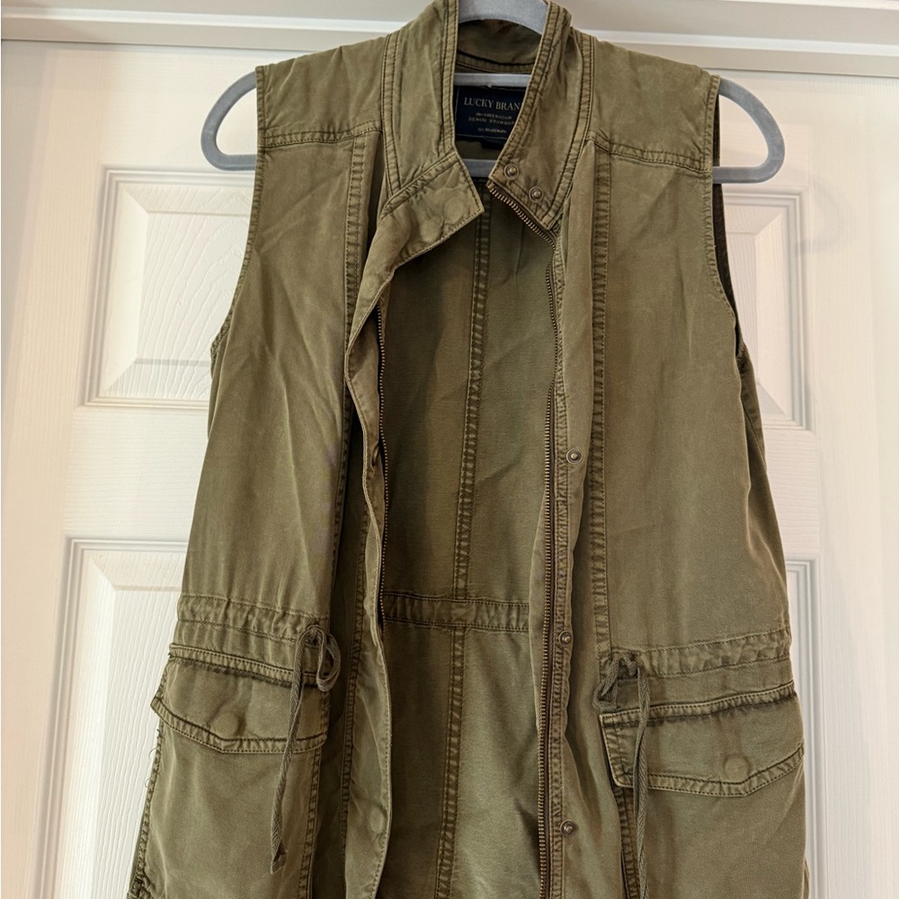 Lucky Brand Green Women's Vest